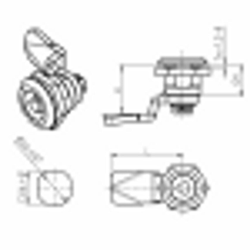 1000-U00056-0000000 Housing with E/Nut Ch. 28mm, Pack of 100