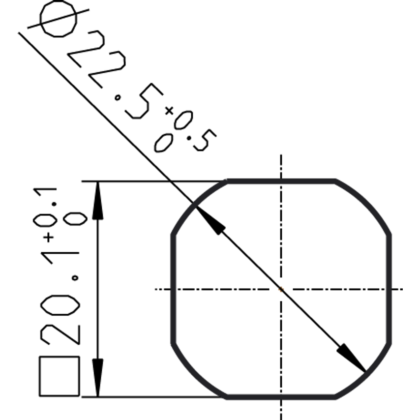 1000-U00251-0000001 Vib.proof 3mm D/Bit Right Hand Black, Pack of 100