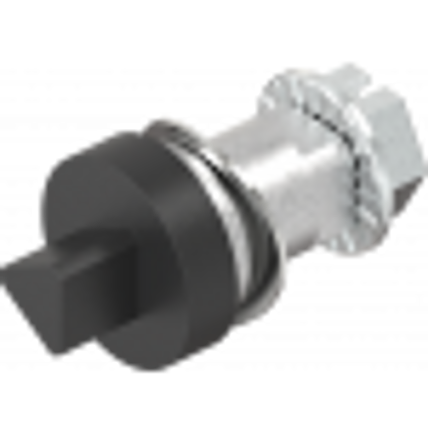 1000-U00325-0000000 Insert Black PC Triangular 7mm, Pack of 100
