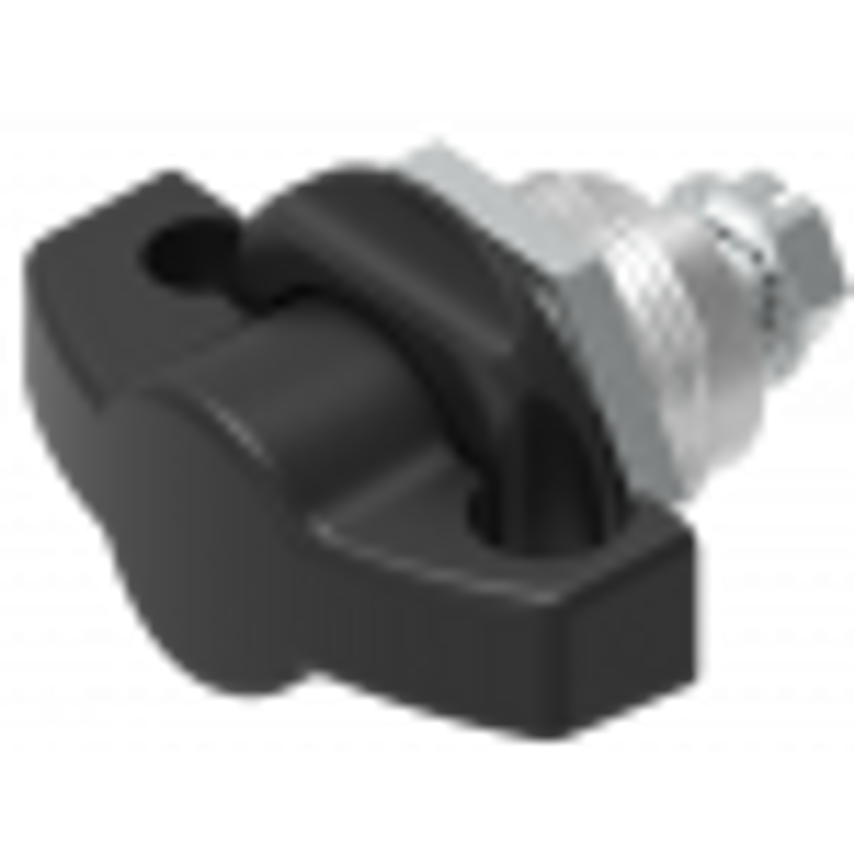 1000-U00429-0000001 Wing Handle Padlockable Black Pack of 100