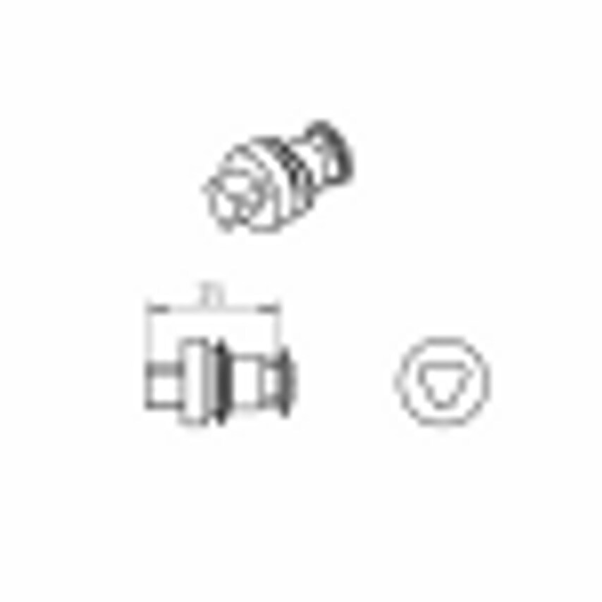 1000-U00678-0000000 Insert 5mm D/Bit Black Poly, Pack of 100