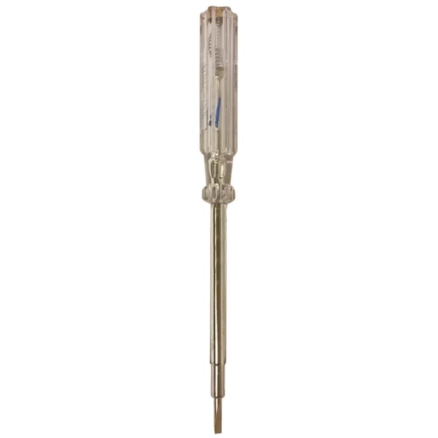100-250V Large Type Mains Neon Slotted Screwdriver 4.0 x 190mm