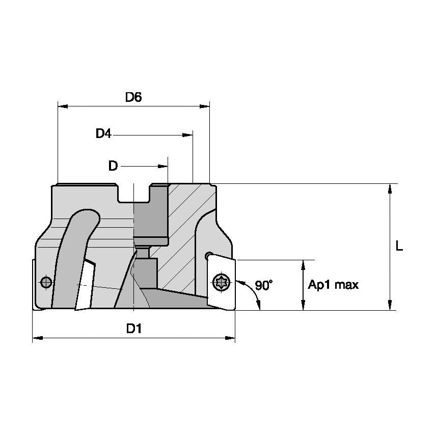 100A10RS90ED14D Mill 1-14 Sm 90 32MM-BORE D 1
