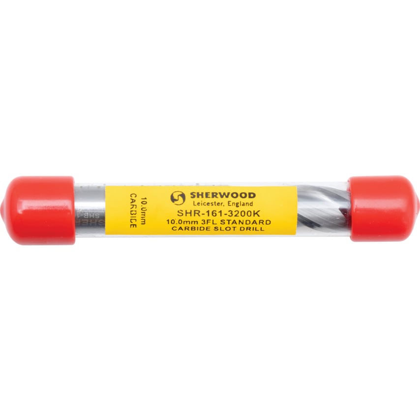 10.0MM 3FL Standard Carbide Slot Drill