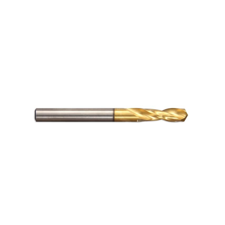 1.00MM HSCo TiN Coated Split Point Stub Drill DIN1897