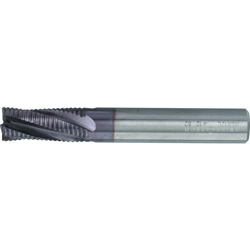 10.0MM St/Sh Fine Rough End Mill Q-Coat
