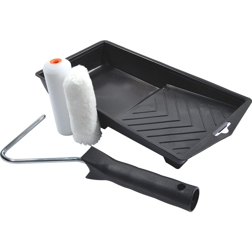100mm/4" Mini Roller Set 4 Piece Emulsion/Gloss