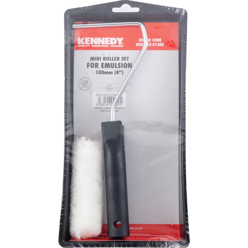 100mm/4" Mini Roller Set for Emulsion