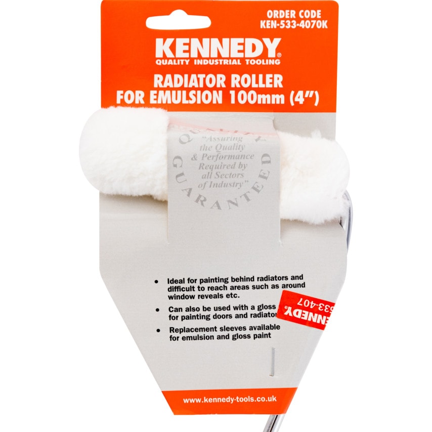 100mm/4" Radiator Roller L/Arm comes with Emulsion Sleeve