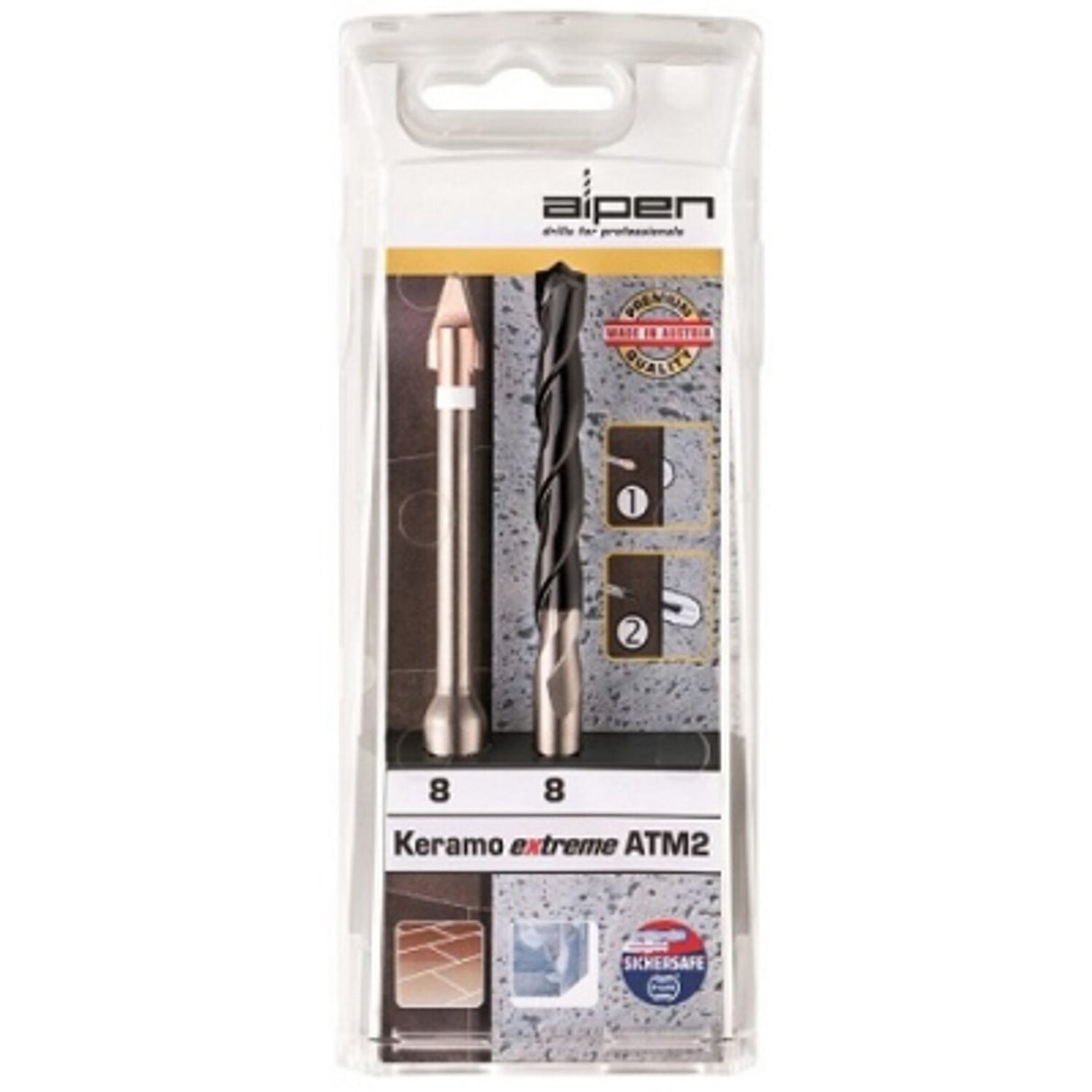10.0mm Keramo Extreme 2pc Tile Drill Set