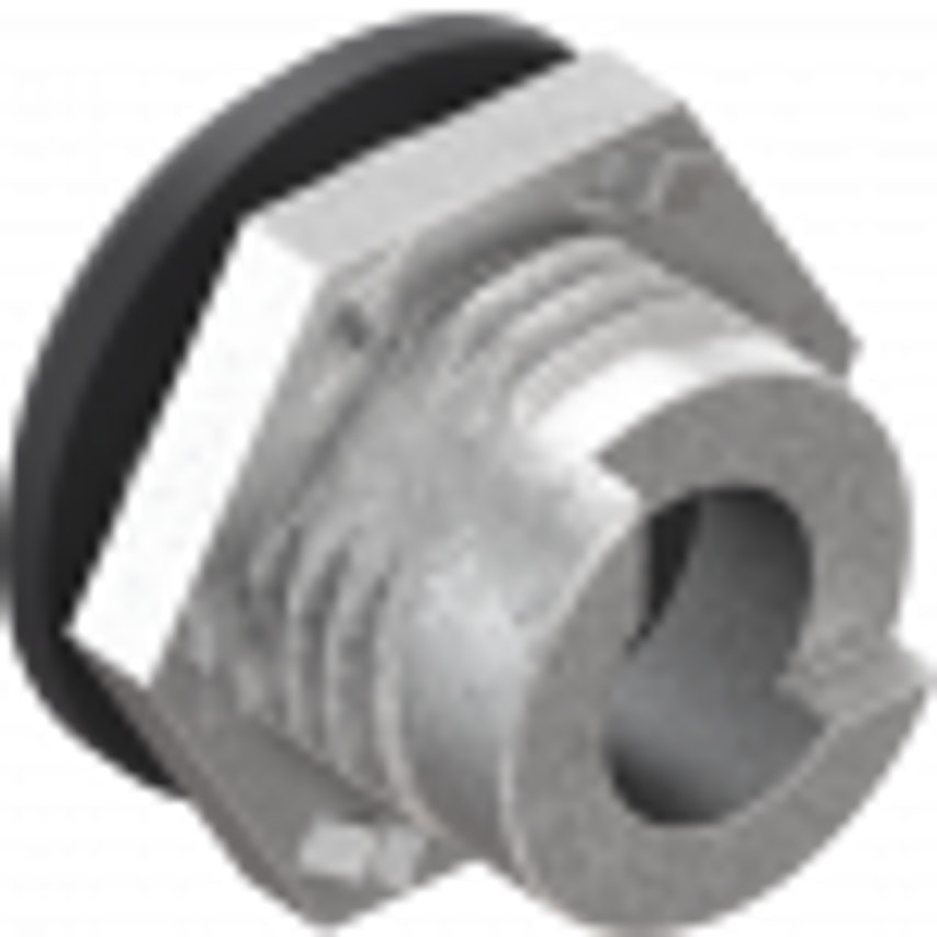 1022-U47 Housing Zinc Black Powder Coated with E/Nut, Pack of 100
