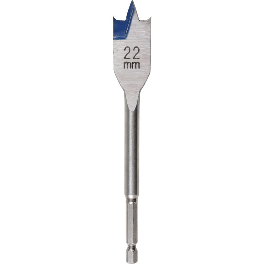 10502814 4 x 22mm Blue Groove Flat Bit