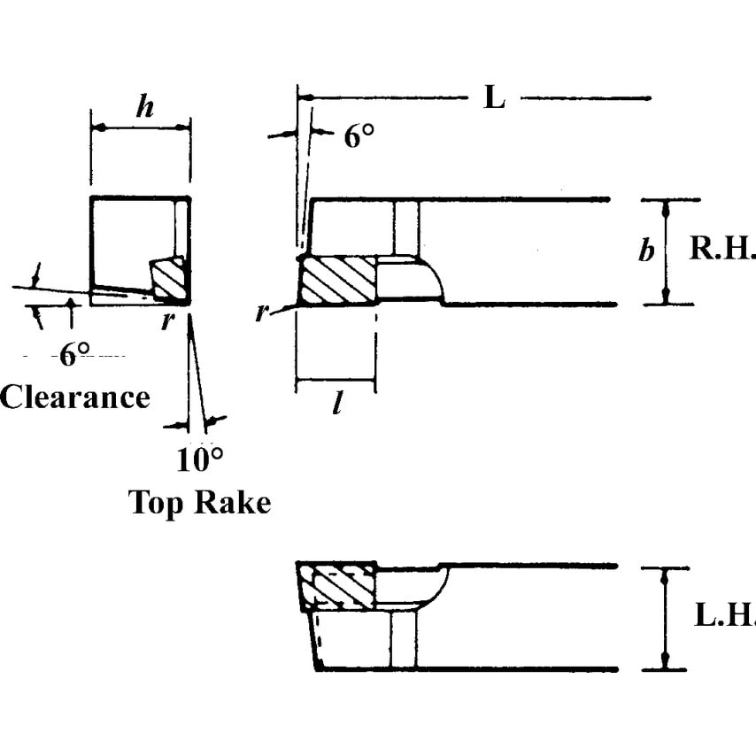 107 K20 Brazed Tool