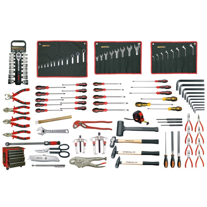 109 Piece Mechanics Set with Roller Cabinet