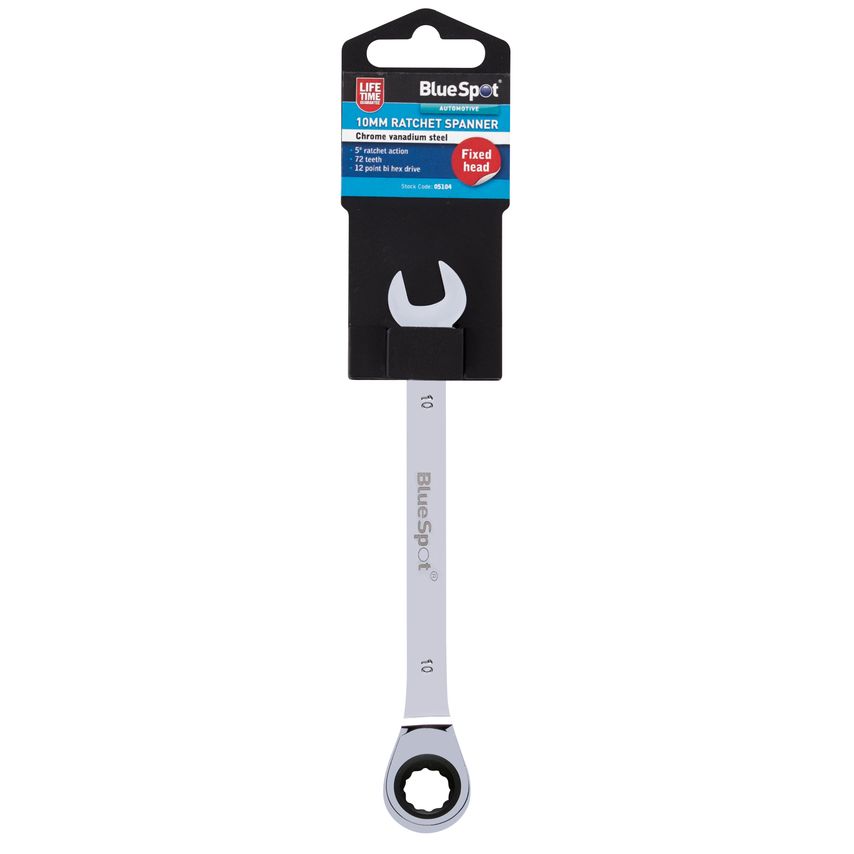 10MM Ratchet Spanner Fixed Head