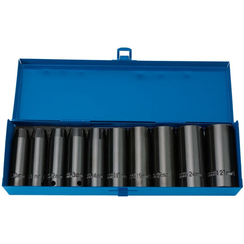 10-Piece Deep Impact Socket Set