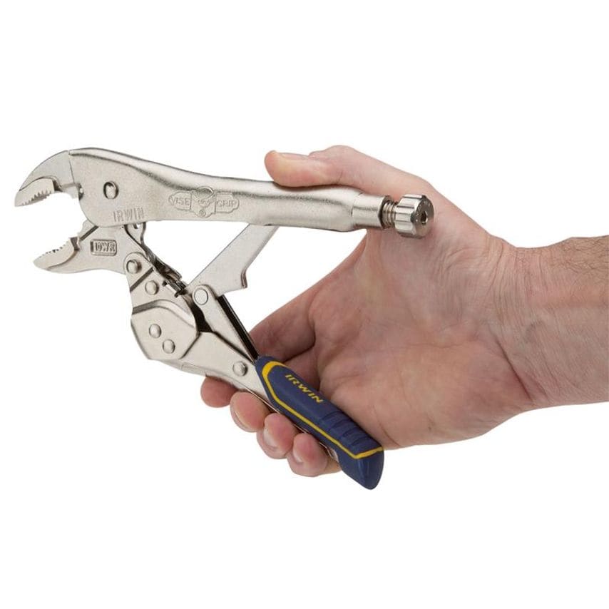 10WR Fast Release Curved Jaw Locking Pliers with Wire Cutter 254mm (10in) VIST05T