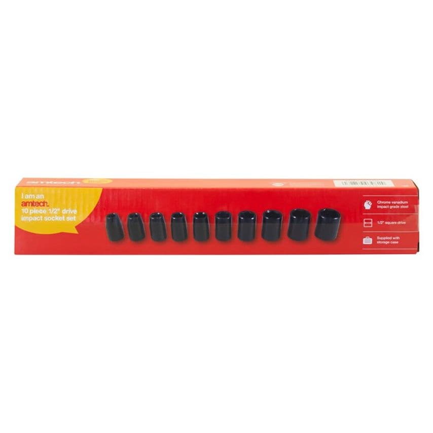 10 Piece 1/2" Impact Socket Set