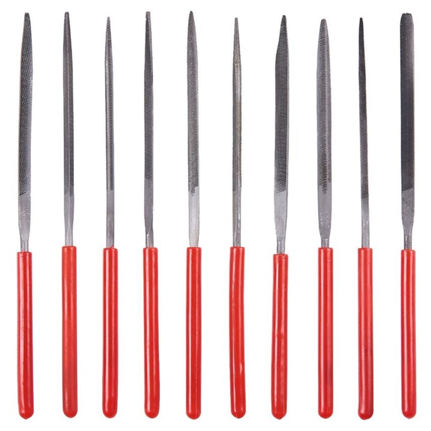 10 Piece 140mm (5.5") Steel Needle File Set