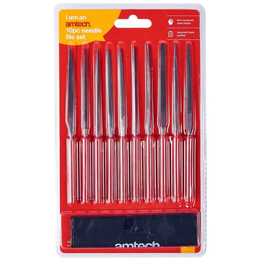 10 Piece 140mm (5.5") Steel Needle File Set