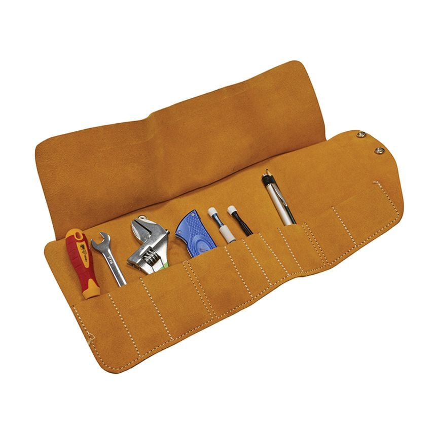10 Pocket Leather Tool Roll 48 x 27cm FAILTR10