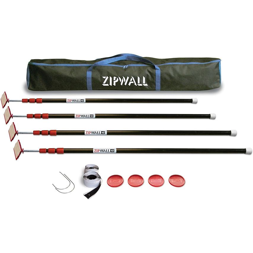 10 Spring Loaded Poles Stainless Steel 3M (PK-4)