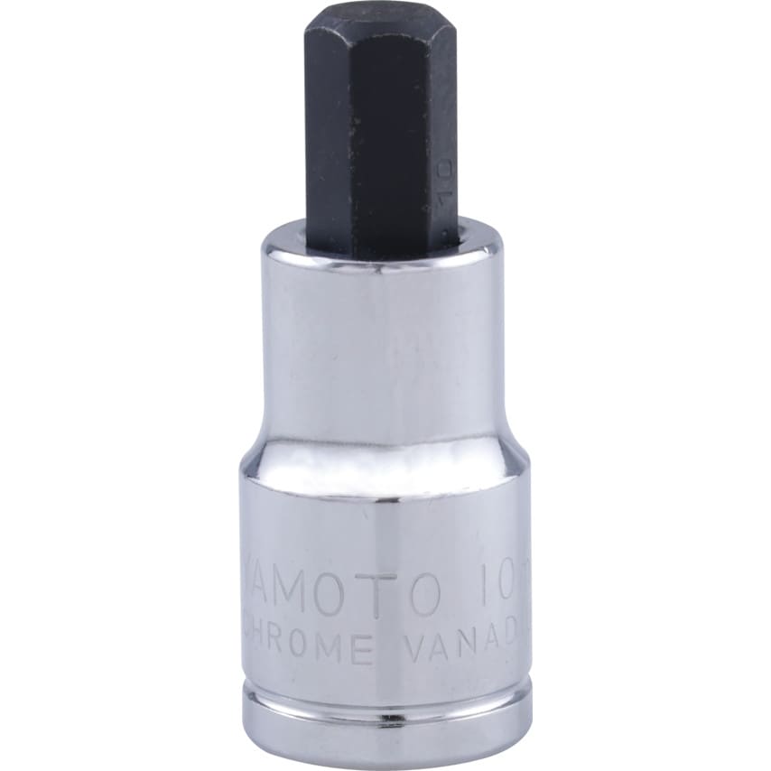 10mm x 55mm Hex Bit Socket 1/2" Square Drive