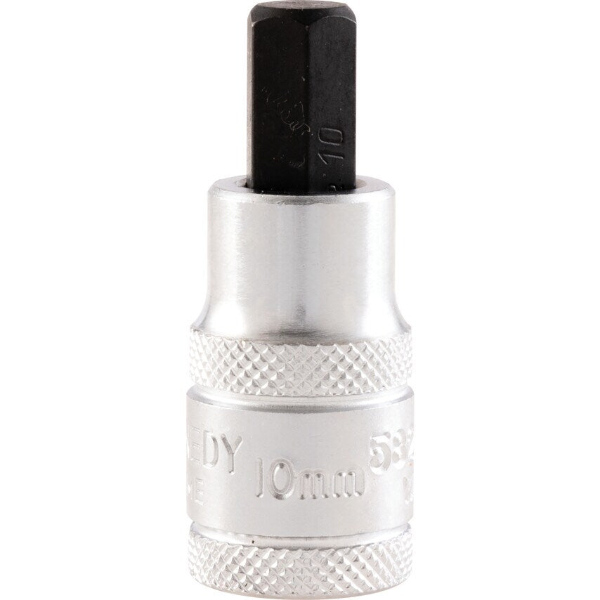10mm x 55mm Hex Bit Socket 1/2" Square Drive