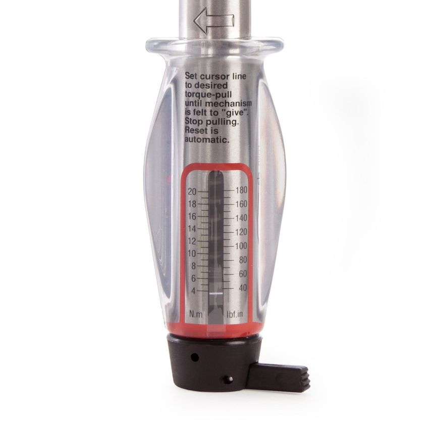 11087 Torque Wrench 3/8" Ratchet Adjustable 4-20 Nm/40-180 LBF.IN Model SL0 Plastic Knob