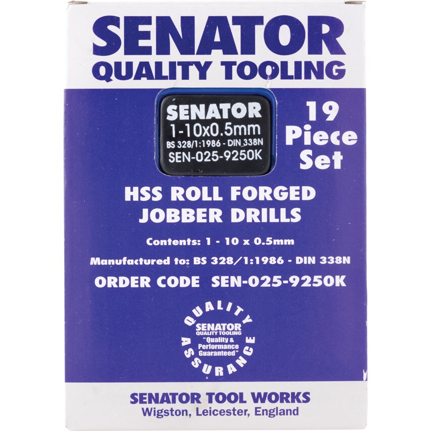 1-10MMX0.5MM HSS S/S R-F Drill Set