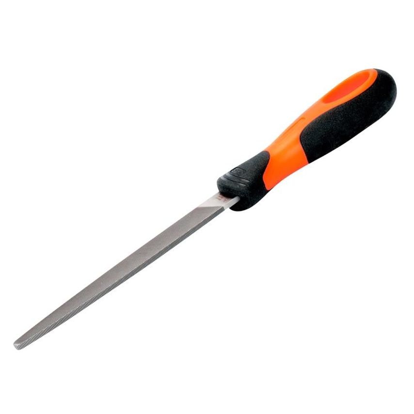 1-110-08-2-2 ERGO Handled Tapered Edge Flat Second Cut File 200mm (8in) BAH11082H