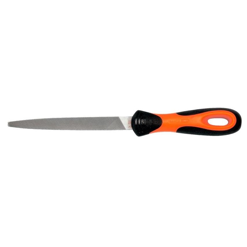 1-110-08-2-2 ERGO Handled Tapered Edge Flat Second Cut File 200mm (8in) BAH11082H