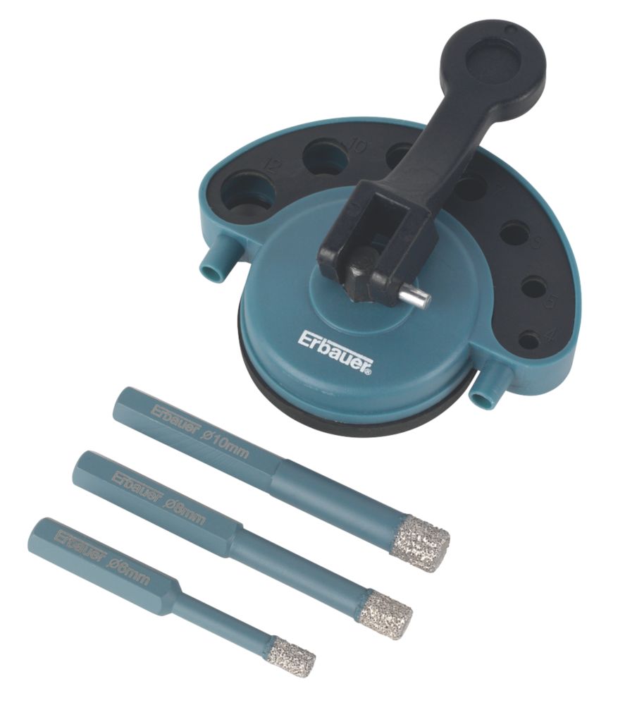 Erbauer  Diamond Tile Drill Set 4 Pcs