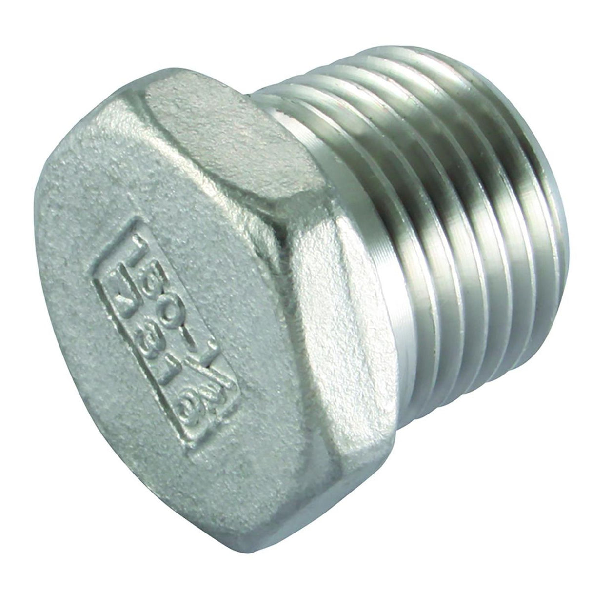 1.1/2inBSPT Hex Blank Plug Stainless Steeleel 316 - HP-112