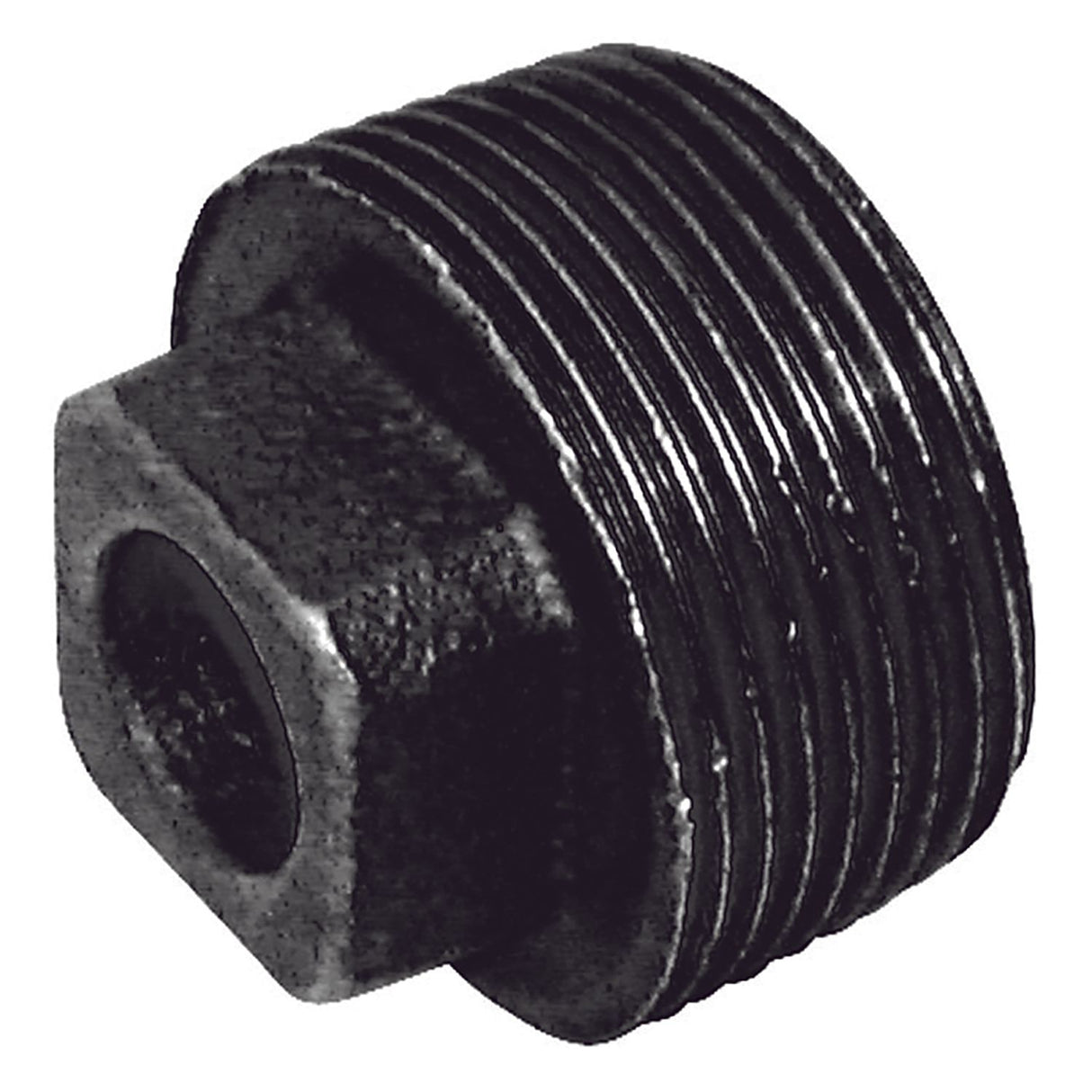 1.1/2inBSPT Male Solid Plug FIG148 Black - C148-112N