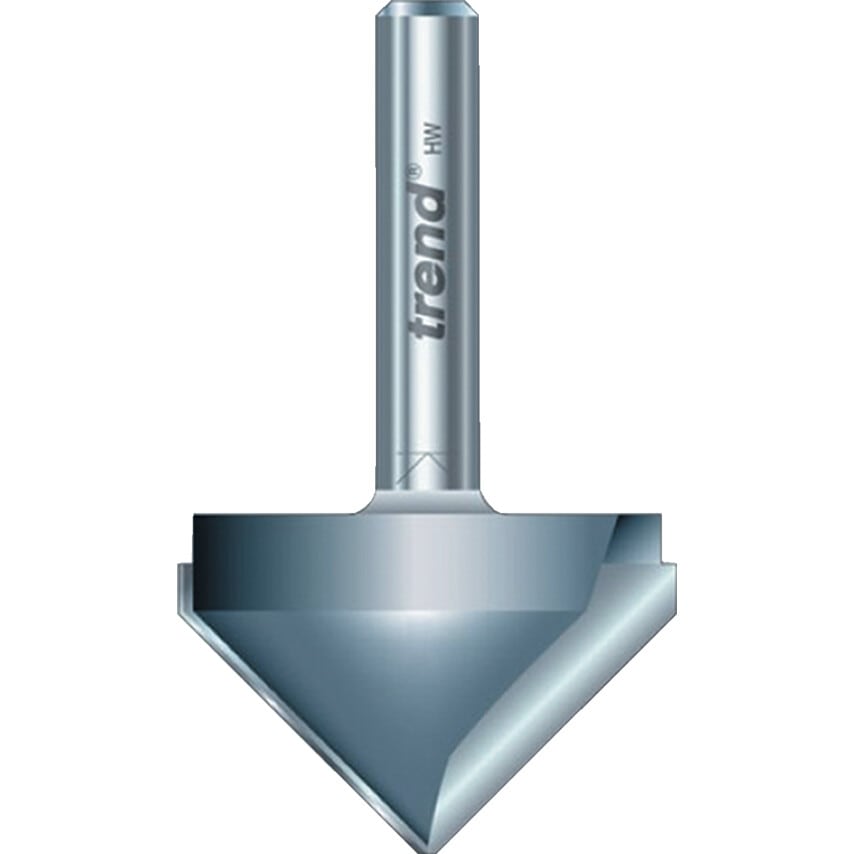 11/3 1/4" TC Chamfer V Groove Cutter 45 Degree