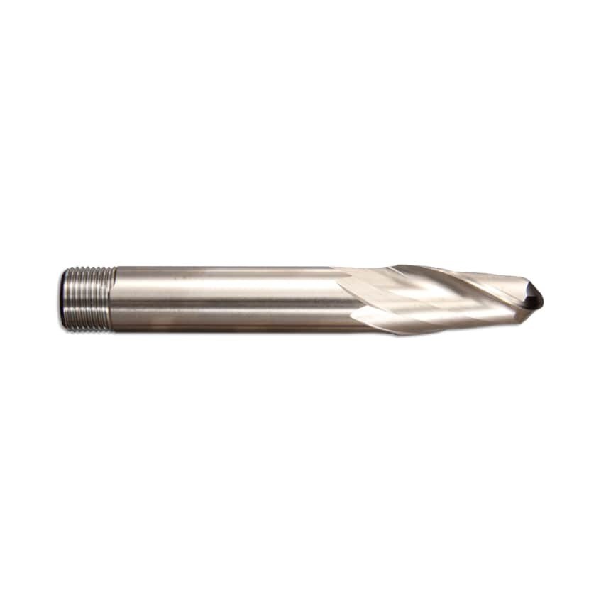 1.1/4"X1.1/4" 2 Flute HSS Screw Shank Ball Nose Long Series Slot Drill (BS 122/4)