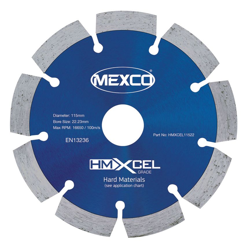 115mm HMXCEL Granite & Clay Diamond Blade