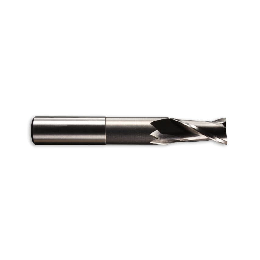 1/16"X1/4" HSCo 2 Flute Plain Shank Long Series Slot Drill (BS 122/4)