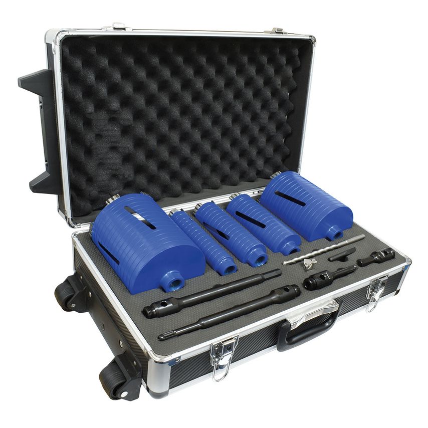 11PC DCXCEL Dry Diamond Core Drill Kit