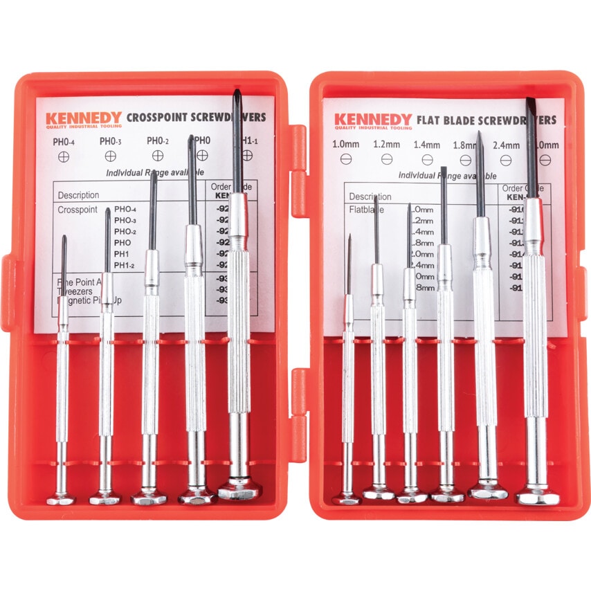 11-Piece Precision Screwdriver & Tool Set