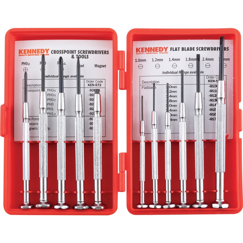 11-Piece Precision Screwdriver & Tool Set