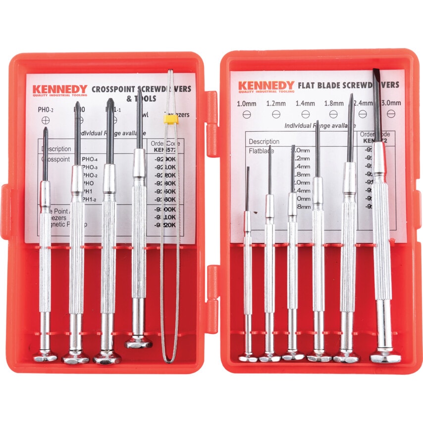 11-Piece Precision Screwdriver & Tool Set