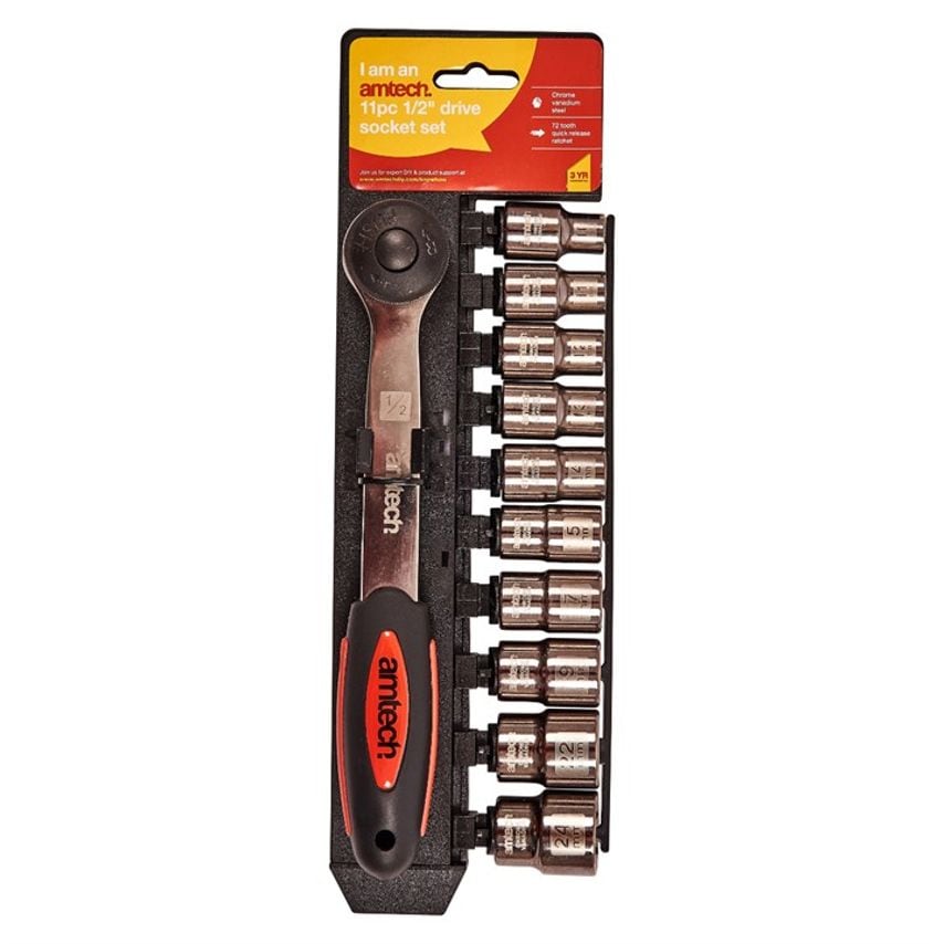 11 Piece 1/2" Socket Set