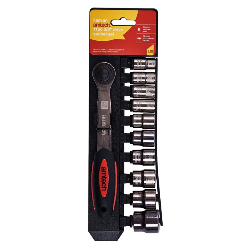 11 Piece 3/8" Socket Set