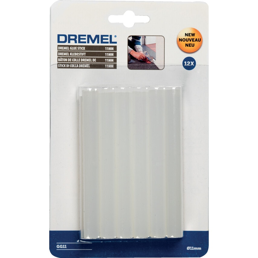 11mm x 100mm Multi-Purpose High Temperature Glue Sticks 165 - 195 C REF.GG11 - 2615GG11JA, Pack of 12