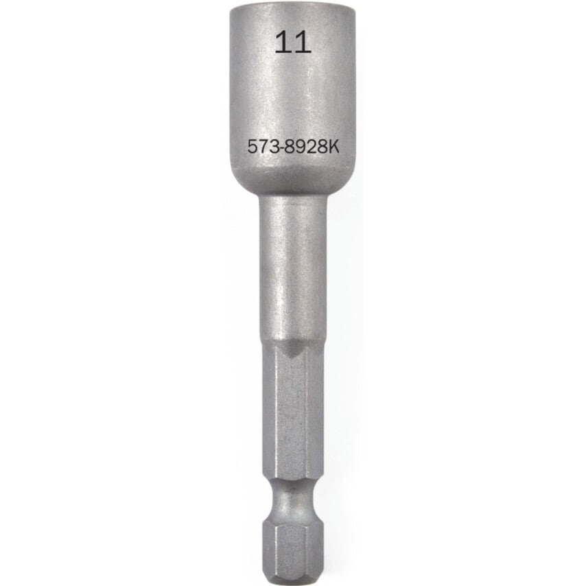 11mm x 65mm Hexagon Magnetic Nut Setter 1/4" DR