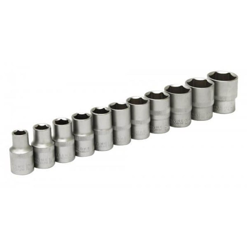 11pc 1/2 Dr Shallow Socket Set
