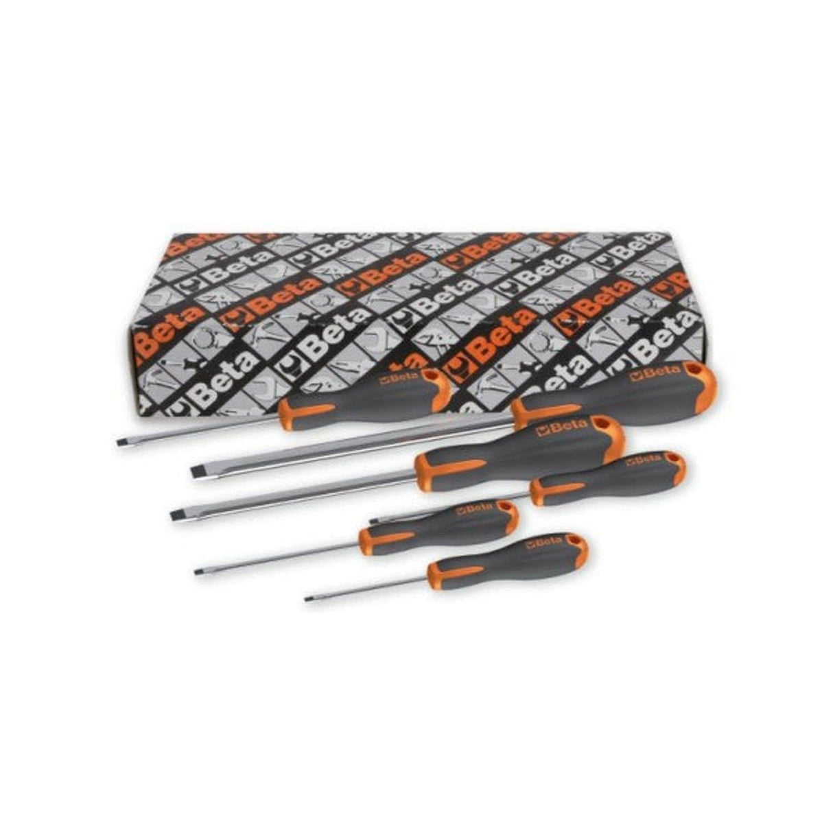 1201E/S6-Set of 6 Screwdrivers Slotted