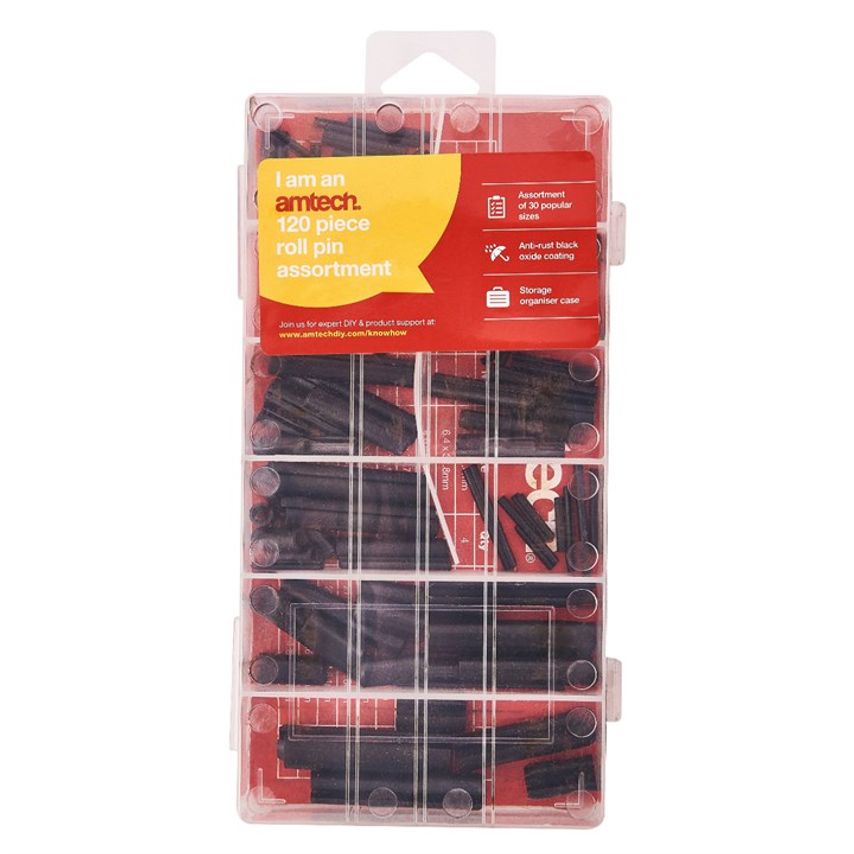120 Piece Assorted Roll Pin Set